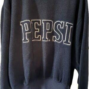 Pepsi Black Sweatshirt with Logo
